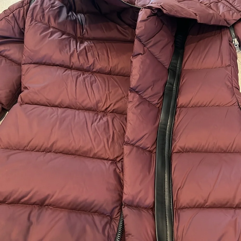 Mackage Convertible Down Coat With Leather Trim! - Picture 11 of 11